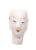 紙紮人臉孔紙糊面具藏品圖，第1張