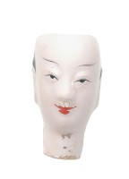 紙紮人臉孔紙糊面具藏品圖，第2張