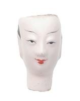 紙紮人臉孔紙糊面具藏品圖，第2張