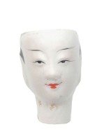 紙紮人臉孔紙糊面具藏品圖，第1張