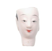 紙紮人臉孔紙糊面具藏品圖，第2張