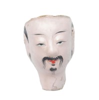 紙紮人臉孔紙糊面具藏品圖，第2張