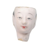 紙紮人臉孔紙糊面具藏品圖，第2張