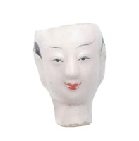 紙紮人臉孔紙糊面具藏品圖，第1張