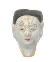 紙紮人臉孔紙糊面具藏品圖，第1張