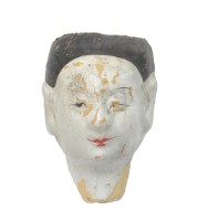 紙紮人臉孔紙糊面具藏品圖，第2張