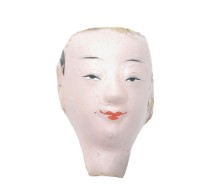 紙紮人臉孔紙糊面具藏品圖，第1張