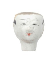 紙紮人臉孔紙糊面具藏品圖，第1張