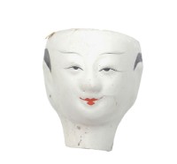 紙紮人臉孔紙糊面具藏品圖，第2張