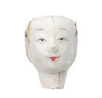 紙紮人臉孔紙糊面具藏品圖，第2張