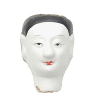 紙紮人臉孔紙糊面具藏品圖，第2張