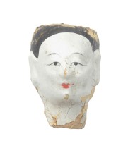 紙紮人臉孔紙糊面具藏品圖，第2張