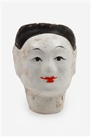 紙紮人臉孔紙糊面具藏品圖，第1張