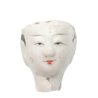 紙紮人臉孔紙糊面具藏品圖，第2張