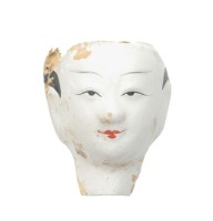 紙紮人臉孔紙糊面具藏品圖，第2張