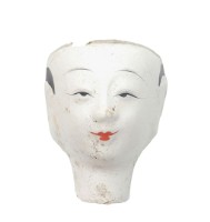 紙紮人臉孔紙糊面具藏品圖，第2張
