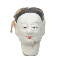 紙紮人臉孔紙糊面具藏品圖，第2張