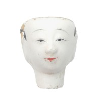 紙紮人臉孔紙糊面具藏品圖，第1張
