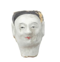 紙紮人臉孔紙糊面具藏品圖，第1張