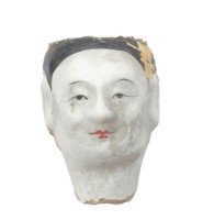 紙紮人臉孔紙糊面具藏品圖，第2張