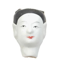 紙紮人臉孔紙糊面具藏品圖，第2張