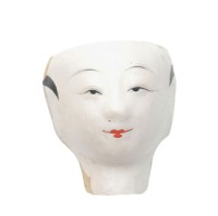 紙紮人臉孔紙糊面具藏品圖，第1張