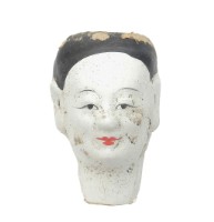 紙紮人臉孔紙糊面具藏品圖，第2張
