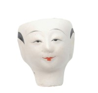 紙紮人臉孔紙糊面具藏品圖，第2張