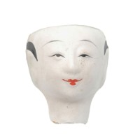 紙紮人臉孔紙糊面具藏品圖，第1張