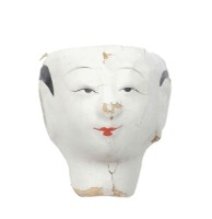 紙紮人臉孔紙糊面具藏品圖，第2張