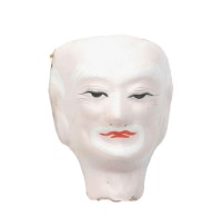 紙紮人臉孔紙糊面具藏品圖，第2張