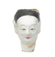 紙紮人臉孔紙糊面具藏品圖，第2張