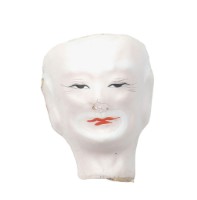 紙紮人臉孔紙糊面具藏品圖，第1張
