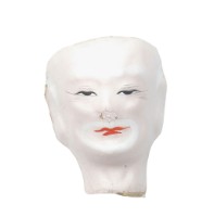 紙紮人臉孔紙糊面具藏品圖，第2張