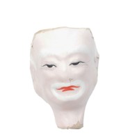 紙紮人臉孔紙糊面具藏品圖，第1張