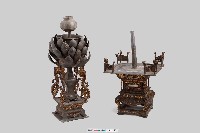 錫製龍燭臺藏品圖，第3張