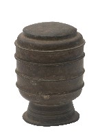 圓形可拆卸式粉盒錫器藏品圖，第2張