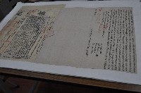 同治元年廖海鳳等二人立仝杜賣盡根水田山場埔地契藏品圖，第1張