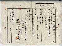 昭和十三年張晉平土地分筆登記申請書副本藏品圖，第1張