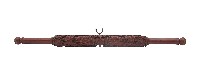 木製龍紋刻紋鑼擔藏品圖，第4張