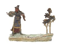 關公與樹交趾陶藏品圖，第2張