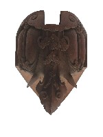 蝙蝠銜帶木吊筒一對藏品圖，第2張