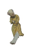 黃衣泥塑人一對藏品圖，第2張