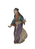 綠衣女性交趾陶藏品圖，第2張