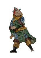 綠衣將軍交趾陶藏品圖，第1張
