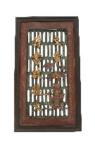 題字木花窗一組藏品圖，第2張