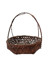 雙編織提把竹編提籃藏品圖，第2張