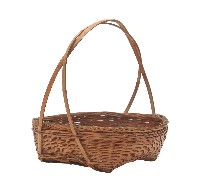 雙編織提把竹編提籃藏品圖，第1張