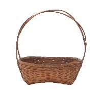 雙編織提把竹編提籃藏品圖，第2張