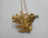 清代玉足鳳鳥鎏金髮釵藏品圖，第5張